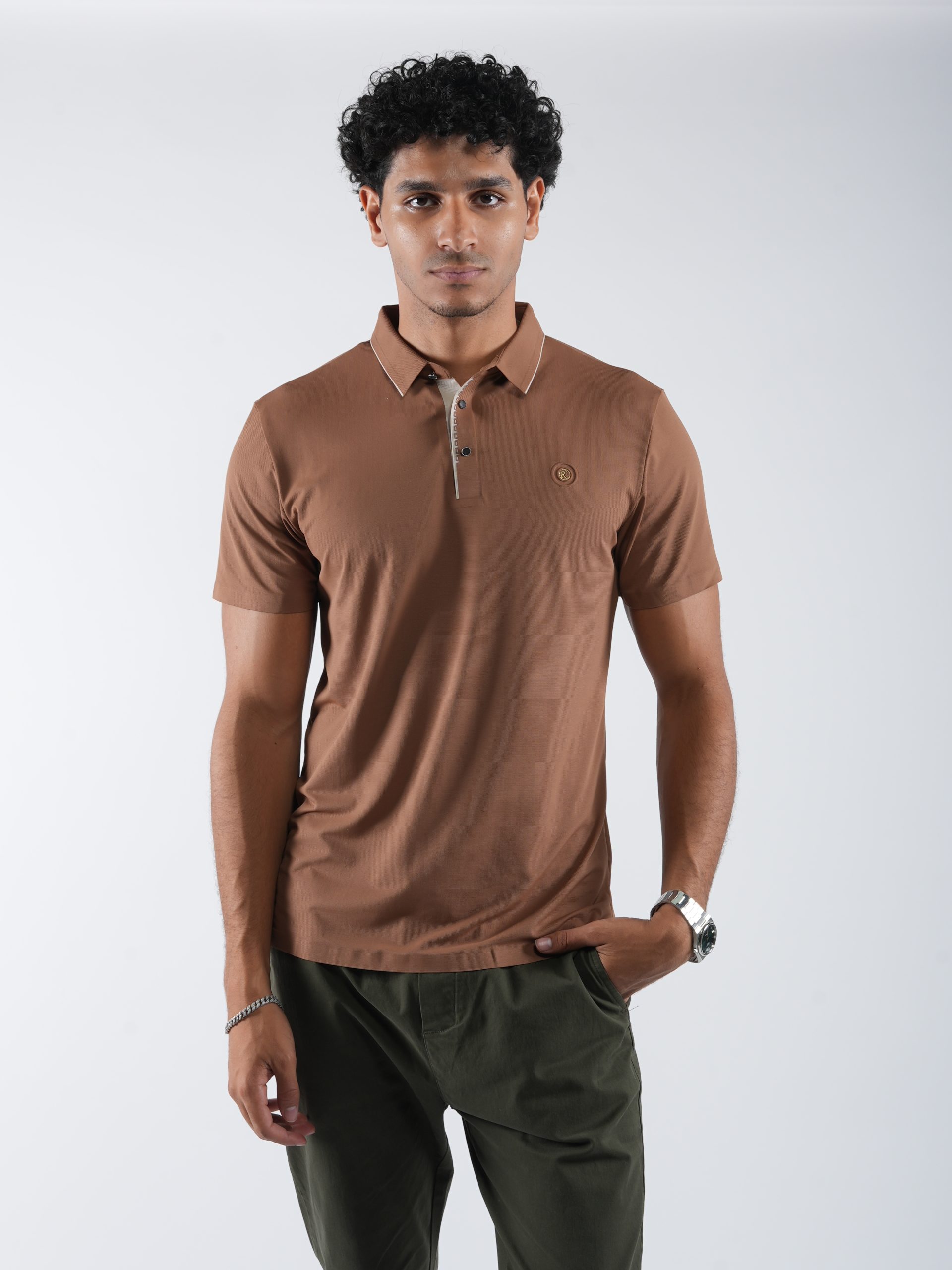 Men’s Collar T-Shirt - Quick-Dry & Stretchable